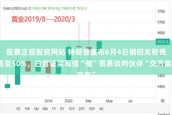 股票正规配资网站 特朗普宣布6月4日钢铝关税提高至50%，白宫证实写信“催”贸易谈判伙伴“交方案”