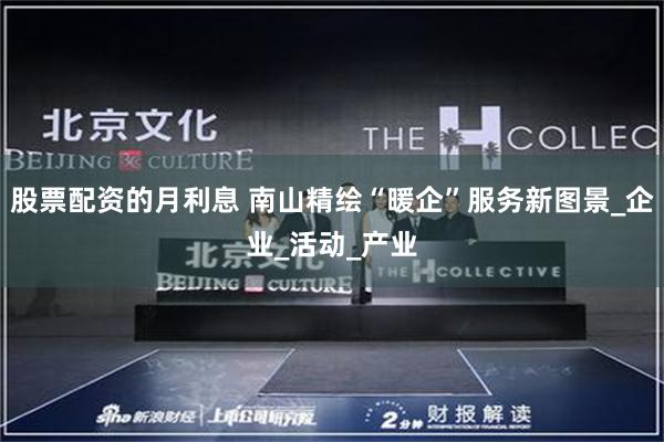 股票配资的月利息 南山精绘“暖企”服务新图景_企业_活动_产业