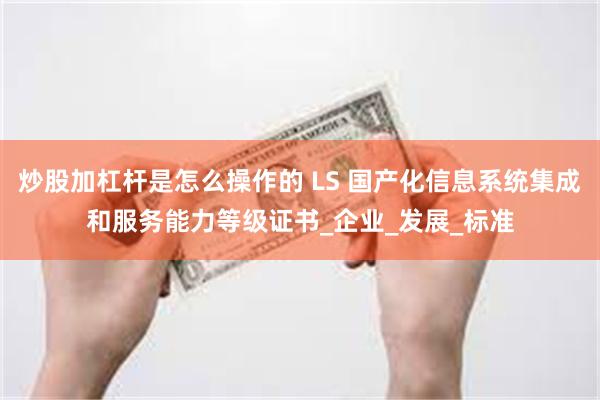 炒股加杠杆是怎么操作的 LS 国产化信息系统集成和服务能力等级证书_企业_发展_标准